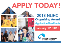 Apply Today! The NLIHC Organizing Awards!