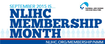 September is NLIHC Membership Month!