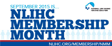 September is NLIHC membership month!