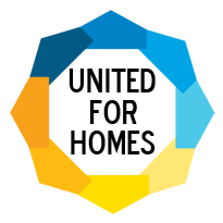 Graphic: United for Homes Logo