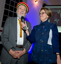 From left: Louis Dolbeare and former NLIHC President and CEO Sheila Crowley at NLIHC's 40th Anniversary Gala in November, 2014 