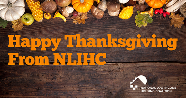 Happy Thanksgiving From NLIHC!