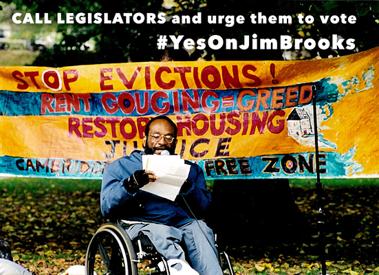 Jim Brooks. Photo: Right to the City Boston