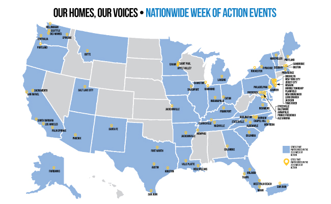 Our Homes, Our Voices, Nationwide Week of Events!