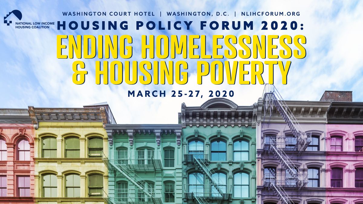 NLIHC Housing Policy Forum 2020 to Address Racial Inequities in Housing, the Homelessness Crisis, NIMBYism, and Much More