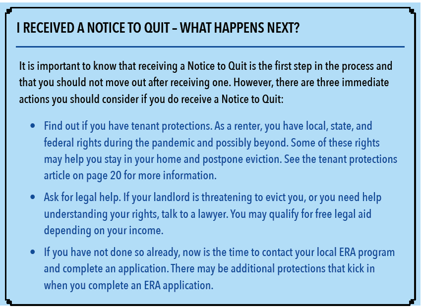 You're late on rent and threatened with eviction — what can you do?