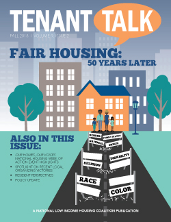 Tenant Talk Fall 2018 Issue