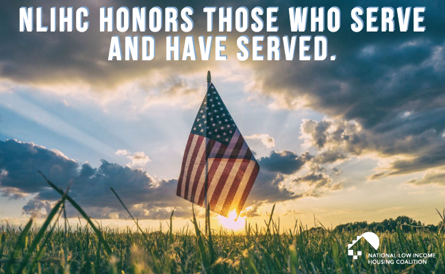 NLIHC Honors Those Who Serve and Have Served