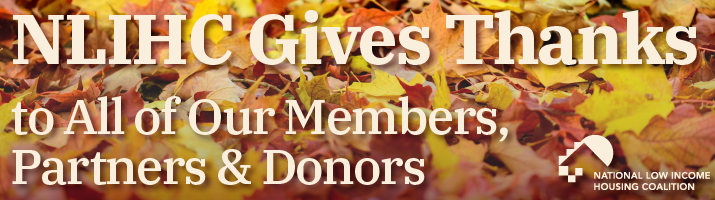 NLIHC Gives Thanks