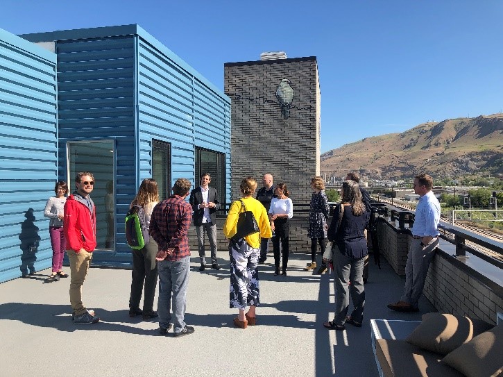 The Utah Housing Coalition facilitated tours of mixed-income and creative affordable housing developments