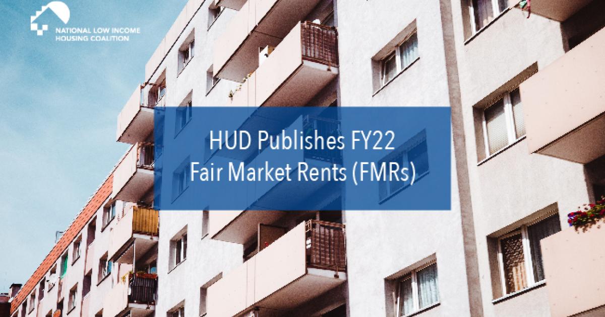 HUD Publishes FY22 Fair Market Rents (FMRs) National Low