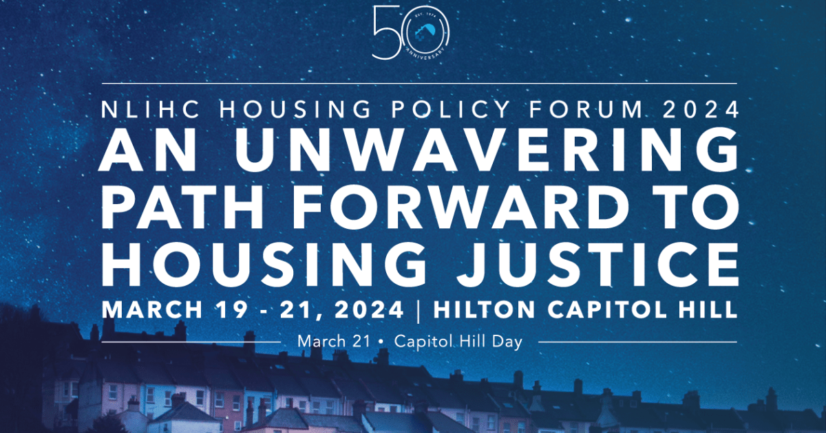 Save The Date For 2024 Housing Policy Forum On March 19 21 National   2024 Forum Logo Socialsweb 1 