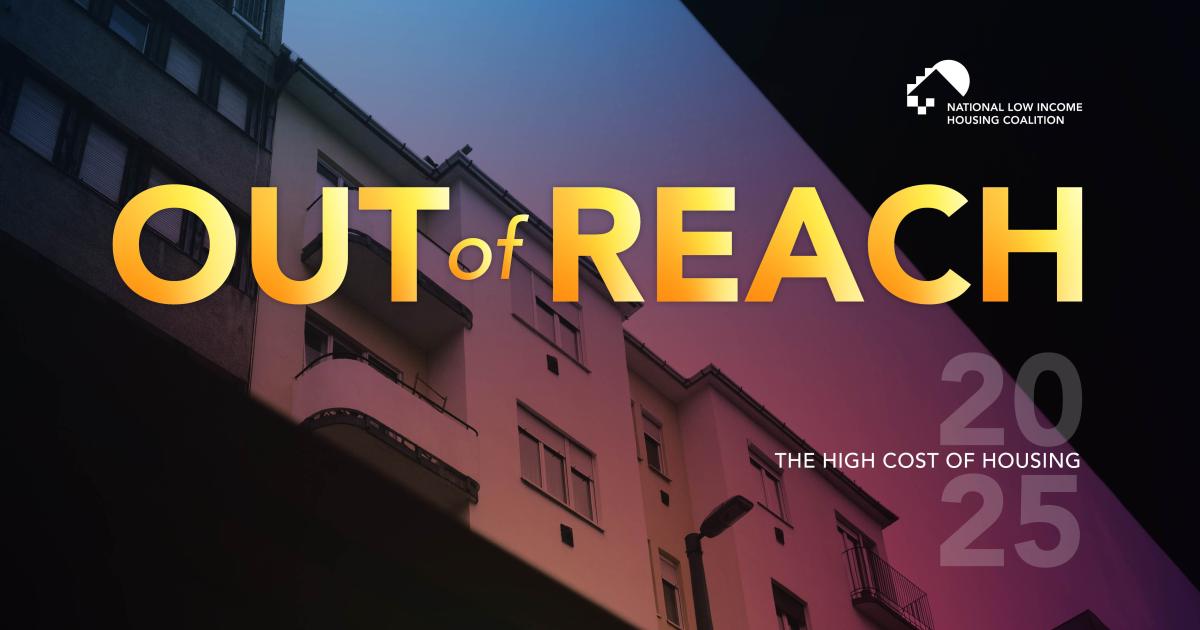Out of Reach 2025, The High Cost of Housing