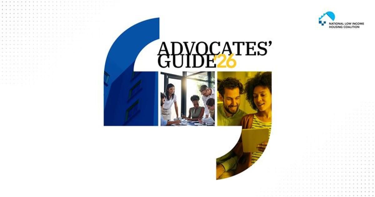Cover of NLIHC's Advocates' Guide 26