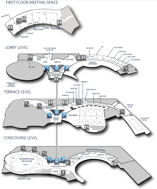 Washington Hilton Floor Plan
