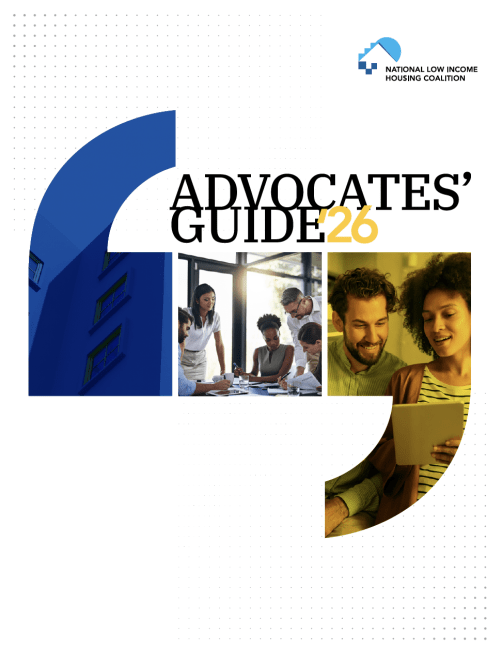Cover for NLIHC's Advocates' Guide 26