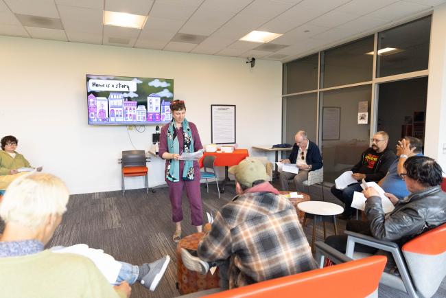 Mark-n-Sparks at the Los Angeles LGBT Senior Center