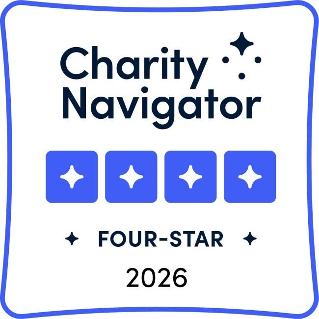 Charity Navigator Four-Star Badge 2026