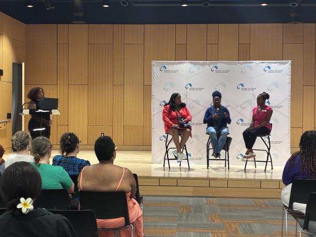 NLIHC's Strategic Partnerships team in Baltimore at the August 2026 screening of "Unblocked Englewood"