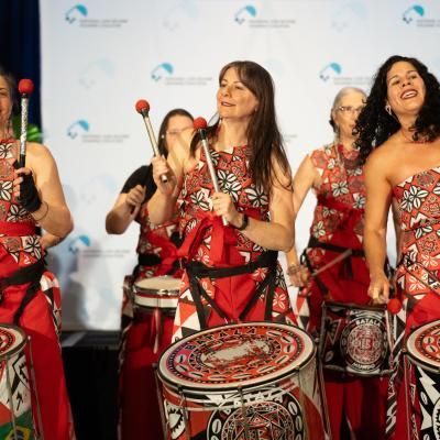 Opening reception band